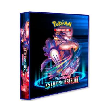 Imagem de Álbum Pasta Fichário Pokemon Espada e Escudo Estilos de Batalha Capa D