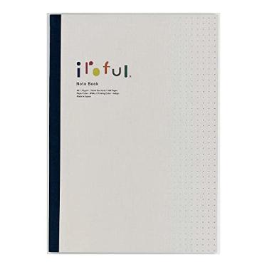 Imagem de SAKAEテクニカルペーパー Caderno iroful de 75 g/m², 21 x 15 cm, 160 páginas, pontilhado de 5 mm, branco, 1 pacote (PI-A5DBW)