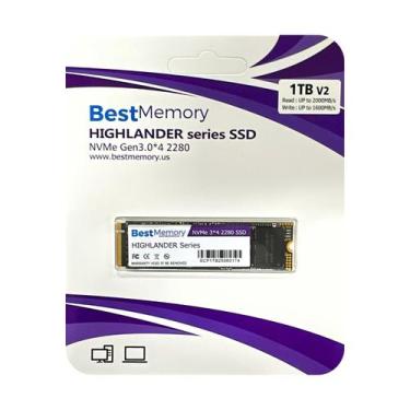 Imagem de SSD 1TB, M.2 2280 PCIe NVMe, Best Memory Highlander Series