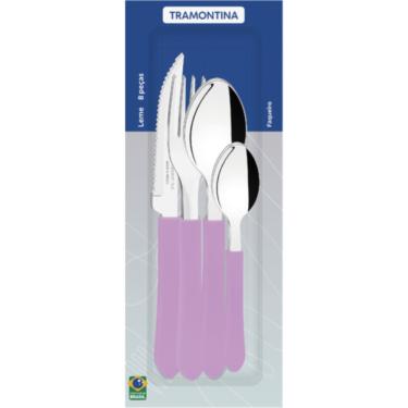 Imagem de Faqueiro Tramontina 8 Peças Leme Lavanda