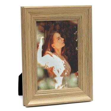 Imagem de YUNDINGJI Molduras douradas champanhe 10 x 15 cm - painel traseiro de veludo preto de vidro orgânico para família, casamento, festival, arte, parede, mesa, decoração e exibição.