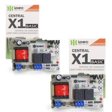 Imagem de Kit 2 Central Placa Motor Comando Universal Eletrônico X1 - Ipec