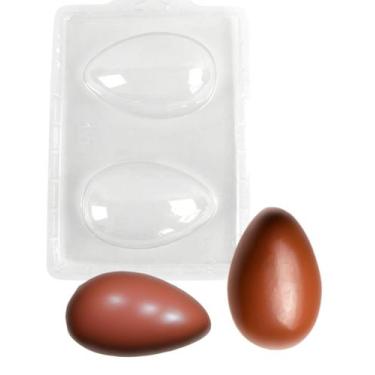 Imagem de 10 Forma Simples Ovo Caseiro 150g Pascoa Molde P/ Chocolate - San Feli
