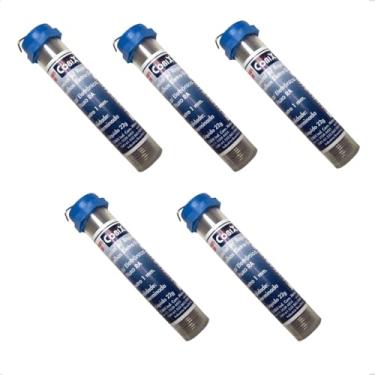 Imagem de Kit com 5 Tubos Estanho Solda Fio Cobix 63x37-22g Cada Diâm 1,0 Mm Tubinho Soldador Aprox 4 Metros