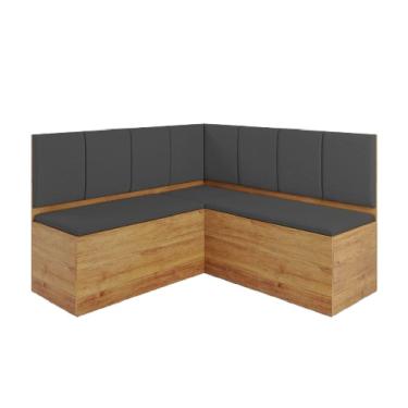 Imagem de Canto Alemão com Baú Liebe Veludo Viero