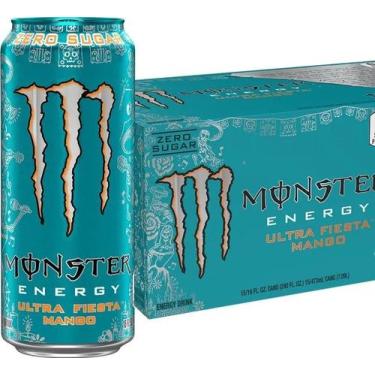 Imagem de Energético Monster Ultra Fiesta Mango Zero Açúcar 12 UNIDADES