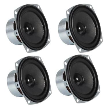 Imagem de 4 alto-falantes de 10 W, 7,6 cm, 78 mm, 7,6 cm, 8 ohm, som de áudio, home theater, alto-falante de faixa de frequência completa para TV LCD, computador, caixa de som tipo boom box