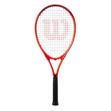 Imagem de Wilson Raquete de tênis Pro Staff Precision XL 110, possui uma cabeça grande, feita de liga de alumínio, oferece potência leve e alcance estendido, cor: vermelho/preto/branco, tamanho: 2