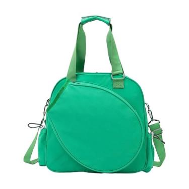 Imagem de Pegciuho Bolsa de Tênis, Bolsa de Ombro, Bolsa Leve para Badminton com Alça Ajustável E Versátil, Adequada para Entusiastas de Esportes E Atletas, Verde