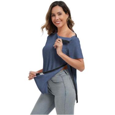 Imagem de Camisas de quimioterapia Deyeek para mulheres, cirurgia no ombro com a