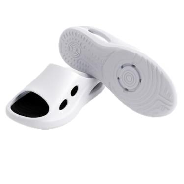 Imagem de CORFLY Chinelo Masculino EVA Macio Ortopédico Nuvem com Função de Drenagem Leve e Confortável (PRETO, Adulto, 40, Numérico, BR)