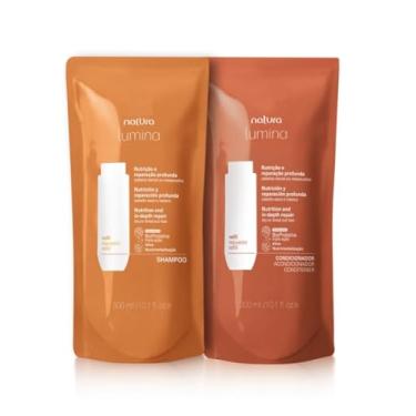 Imagem de Lumina Shampoo e Condicionador, Nutrição e Reparação Profunda, Cabelos Secos, Refil