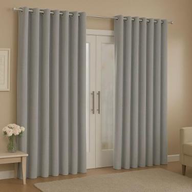 Imagem de Cortina Para Sala Ou Quarto Grande 3,00x2,50 metros Ideal Sala Quarto 