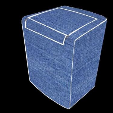 Imagem de Capa Maquina de Lavar Abertura Superior Jeans - M - Vida Pratika