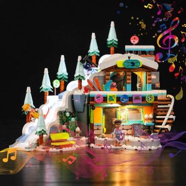 Imagem de Hilighting Upgraded Led Light Kit for Lego Friends Holiday Ski Slope and Café Building Set, Music Version Compatible with Lego 41756 Model for Adults, Fun Gift for Lovers (Model Not Included)