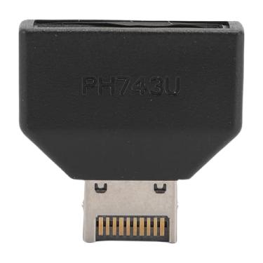 Imagem de Ymiko Adaptador de Extensão do Cabeçalho da Placa Principal, Cabeçalho do Painel Frontal USB3.2, Adaptador de Extensão do Cabeçalho da Placa -mãe, Adaptador de Extensão para Feminino