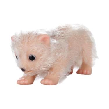 Imagem de menolana Miniatura Reborn Bear Toy, Silicone, Bear Doll Mini Bear Toy para presente de aniversário, adereços para fotos, atividade