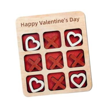 Imagem de YIJU Teaser do cérebro de madeira do dia dos namorados Presente Educacional Goody Bag Fillers Game de tabuleiro estratégico para crianças