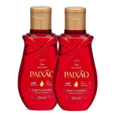Imagem de Kit 2 Óleo Corporal de Amêndoas Paixão Tentadora Ação Desodorante 100ml
