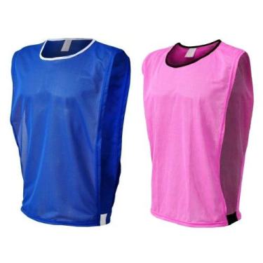 Imagem de Kit Misto com 10 Coletes de Futebol (5 Azul e 5 Rosa) - TRB, G