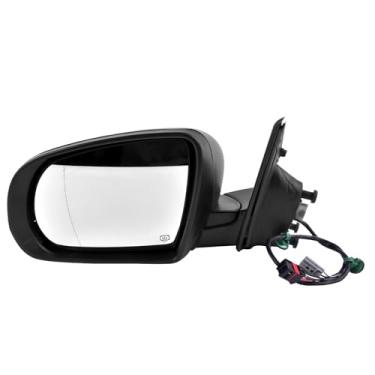 Imagem de Flynsu Substituição do espelho retrovisor esquerdo 68365137AA para Jeep Compass CH1320498 2017-2022 Aquecido por energia sem ponto cego