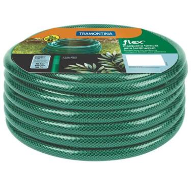 Imagem de Mangueira Flex Tramontina Verde em PVC 3 Camadas 10 m