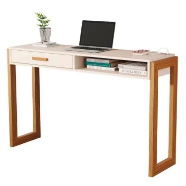 Imagem de Escrivaninha Bancada 6055 1 Gaveta e Tampo com Entrada USB