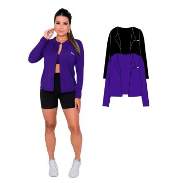 Imagem de Kit 2 Casacos Camisas Sem zíper com Proteção UV Feminino-Feminino