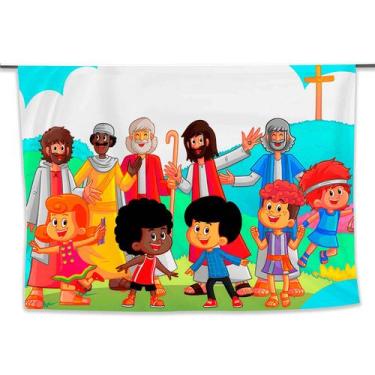 Imagem de Painel de Festa Retangular 3 Palavras 5,00x2,50 Metros Fera Print, 3 P