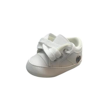 Imagem de Par Tênis Sapatênis Infantil Casual Com Cadarço - xUKINHA, Branco, M