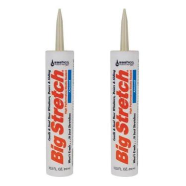 Imagem de Selante de calafetagem Sashco Big Stretch de látex acrílico 310 ml (x2
