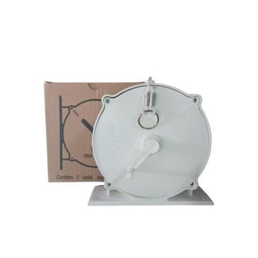 Imagem de Varal Retrátil com Manivela 30 Metros Resistente Branco - EBA PLAST