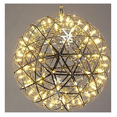 Imagem de Luminária Retro, Lustre Lustre Moderno - Estilo Spark Ball Lamp Quarto Sala de Estar Iluminação Loja de Roupas Escada Luz Decorativa