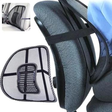 Imagem de Encosto Lombar Supermedy Suporte Lombar Apoio Conforto Lombar Alívio da Dor nas Costas Postura Correta Apoio para a Coluna Suporte para Cadeira de Escritório Encosto para Cadeira JCanova Store