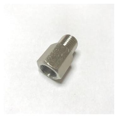 Imagem de DWBPGVUN Bucha 3/20.3 cm BSPP fêmea x 1/5.1 cm BSPT macho acoplamento 304 conector de encaixe de tubo de aço inoxidável adaptador de junta