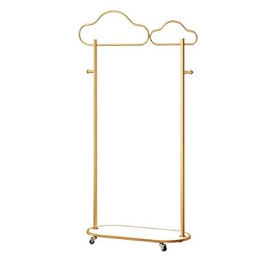 Imagem de Cabide de pé cabide de pé com calha para roupa, cabide decorativo criativo em forma de nuvem, cabide de armazenamento para quarto, mesa de cabeceira, adequado para sala de estar, alpendre, cabide