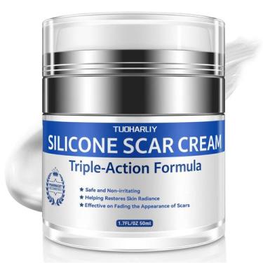 Imagem de Creme cicatricial Tuoharliy Silicone Gel 50mL para cicatrizes cirúrgic