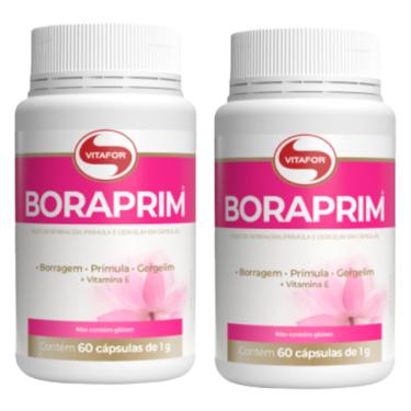 Imagem de Kit 2X: Boraprim Óleos Borragem Vitafor 60 Cápsulas