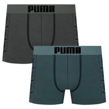 Imagem de Kit 2 Cuecas Boxer Puma Sem Costura Masculina
