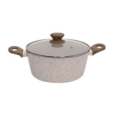 Imagem de Caçarola Marmol Cook Alumínio Fundo Induç 24 cm Mimo Style