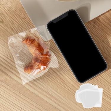 Imagem de 100 sacos de armazenamento sacos plásticos transparentes autovedantes organização embalagem itens pequenos suprimentos de artesanato joias armazenamento de documentos