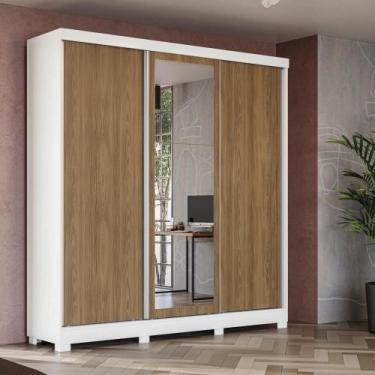 Imagem de Guarda-roupa Casal 3 Por Reve De Correr 3 Esp 2 Cabideiros - KAPPESBER