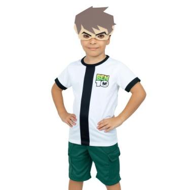 Imagem de Fantasia Infantil Roupa Ben 10 Com Omnitrix - SGB MODAS, Tradicional, 