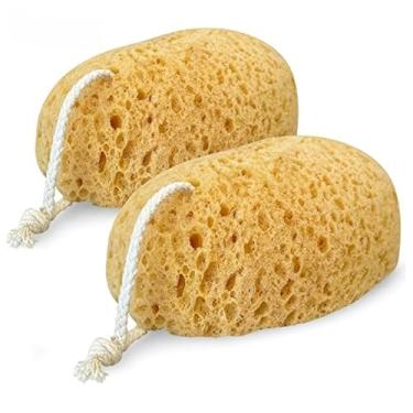 Imagem de 3 esponjas de banho, favo de mel esfoliante, para esfoliação corporal no banho, esponja esfoliante de bucha macia, unissex, banheiro doméstico, rosto, banho, limpeza profunda