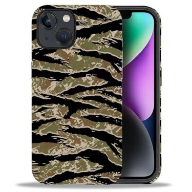 Imagem de Capa para iPhone 15 Estética Padrão Bonito Fino À Prova de Choque Proteção de Corpo Inteiro para Homens e Mulheres, P Camuflagem G07