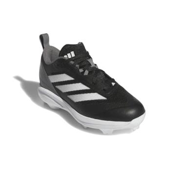 Imagem de adidas Tênis infantil unissex Adizero Instinct, Preto/Branco/Cinza Team, 2 Little Kid