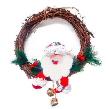 Imagem de Guirlanda Natalina 23cm - Papai Noel, Boneco Neve - Klizz