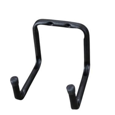 Imagem de Suporte de Mangueira Gancho Aço Pendurar Tudo Bicicleta Mangueira Resistente e Prático(Preto)