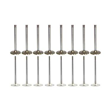 Imagem de DNJ Kit de válvula de admissão de escape para Chevrolet 1980 a 2000, GMC V8 7.4L OHV 16V EV3111 X8 IV3111 X8