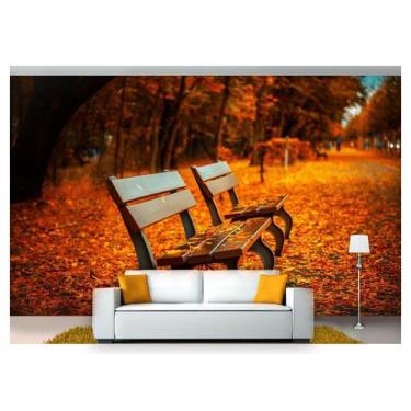 Imagem de Papel De Parede Floresta Natureza Árvores 3D 3M² Xna204 - Você Decora